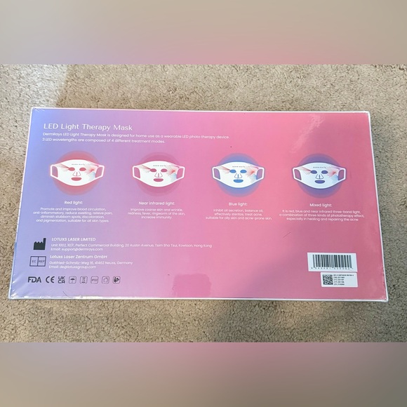 Derm Rays LED Mask - Picture 2 of 3